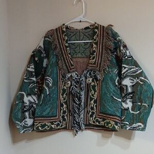 Handmade Blanket Jacket